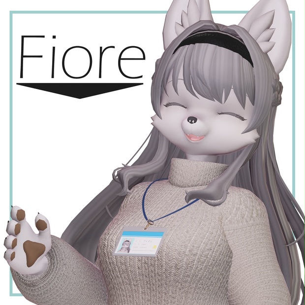 VRChat向けオリジナルアバター「Fiore（フィオレ）」 - ココナッツ