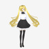 オリジナル3Dアバター】金髪ツインテールのギャル「ルナ」【Vcot対応/VRM】 - aicharacter24 thumb 1