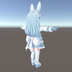 【清楚系】雪うさぎ少女 3Dアバター リギング済み【VRChat・VRM対応】 - cker thumb 5