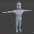 VRChat対応　スカルプトで頭をモデリングするのが面倒になって生まれた悲しきモンスター - wasabinu thumb 1