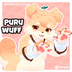 【オリジナル3Dモデル】Puruwuff【VRChat/VRM対応・ケモノ】 - Takko thumb 1