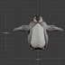 オリジナル3Dモデル：リアルペンギン penguin - archrob thumb 2