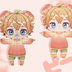 Peachy Chibi ピーチ/ オリジナル3Dモデル - bratezmedvedb thumb 5