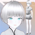 オリジナルアバター 和風白ガール「シロル」 アバター素体【Vroid＆VRM対応】 - サクラバの場 thumb 2