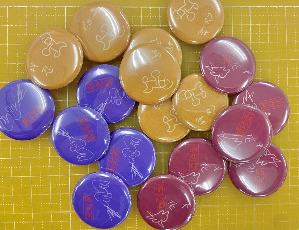 EP「ジャイロ」キャラクター缶バッジ