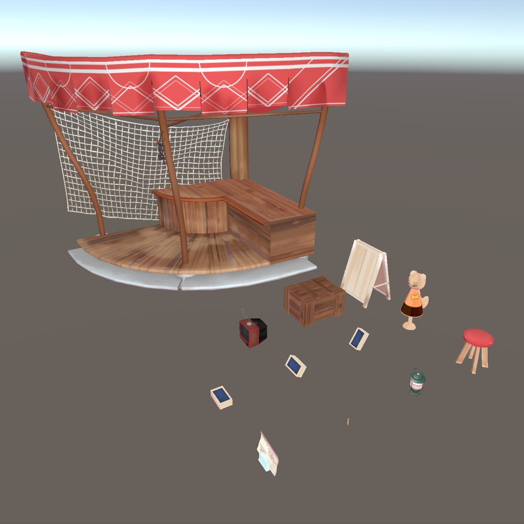 【VRChat想定】Vket2025Winterオブジェクトセット【無料有】