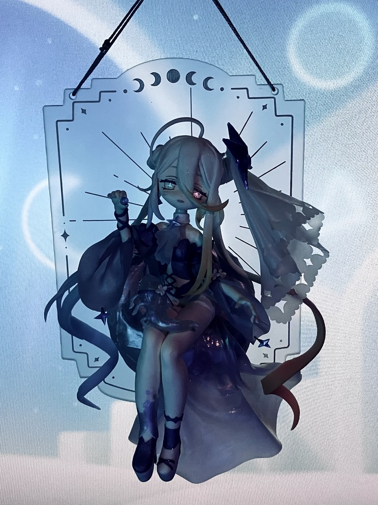 【オリジナル】粘土フィギュア🤍🌕【壁掛けタイプ】