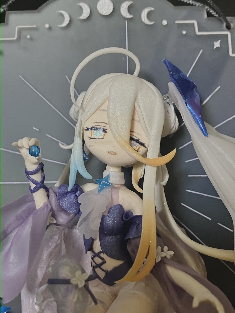 【オリジナル】粘土フィギュア🤍🌕【壁掛けタイプ】