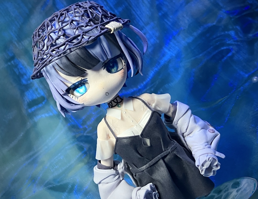 【オリジナル】粘土フィギュア🌊🪼【胸像タイプ】