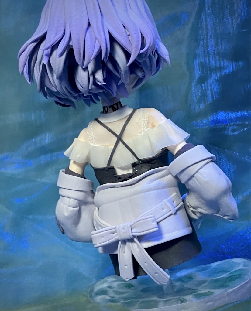 【オリジナル】粘土フィギュア🌊🪼【胸像タイプ】