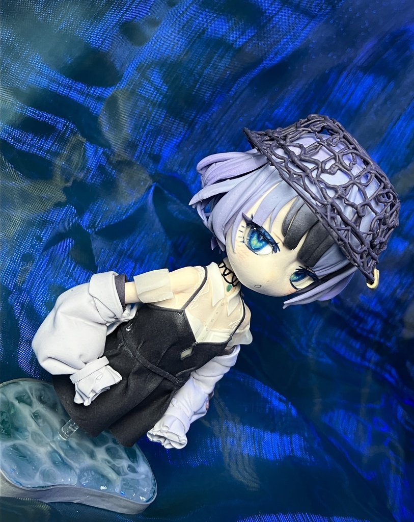 【オリジナル】粘土フィギュア🌊🪼【胸像タイプ】