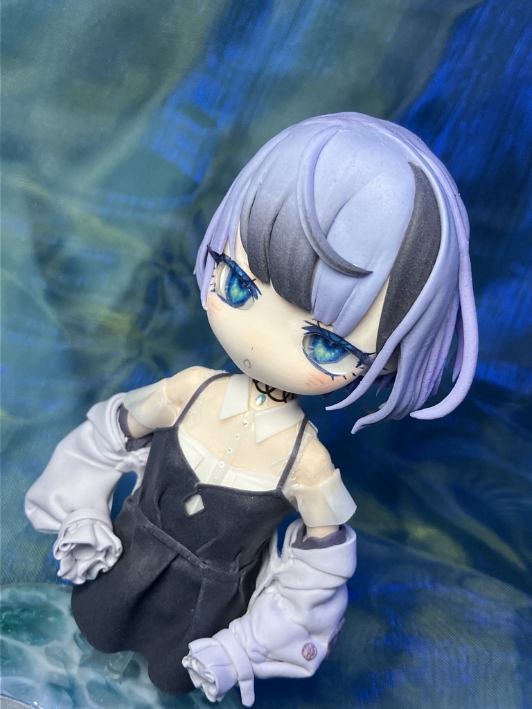【オリジナル】粘土フィギュア🌊🪼【胸像タイプ】