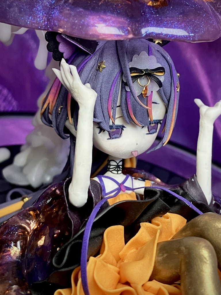 【オリジナル】粘土フィギュア🎃🌙🔮【ヴィネット風】