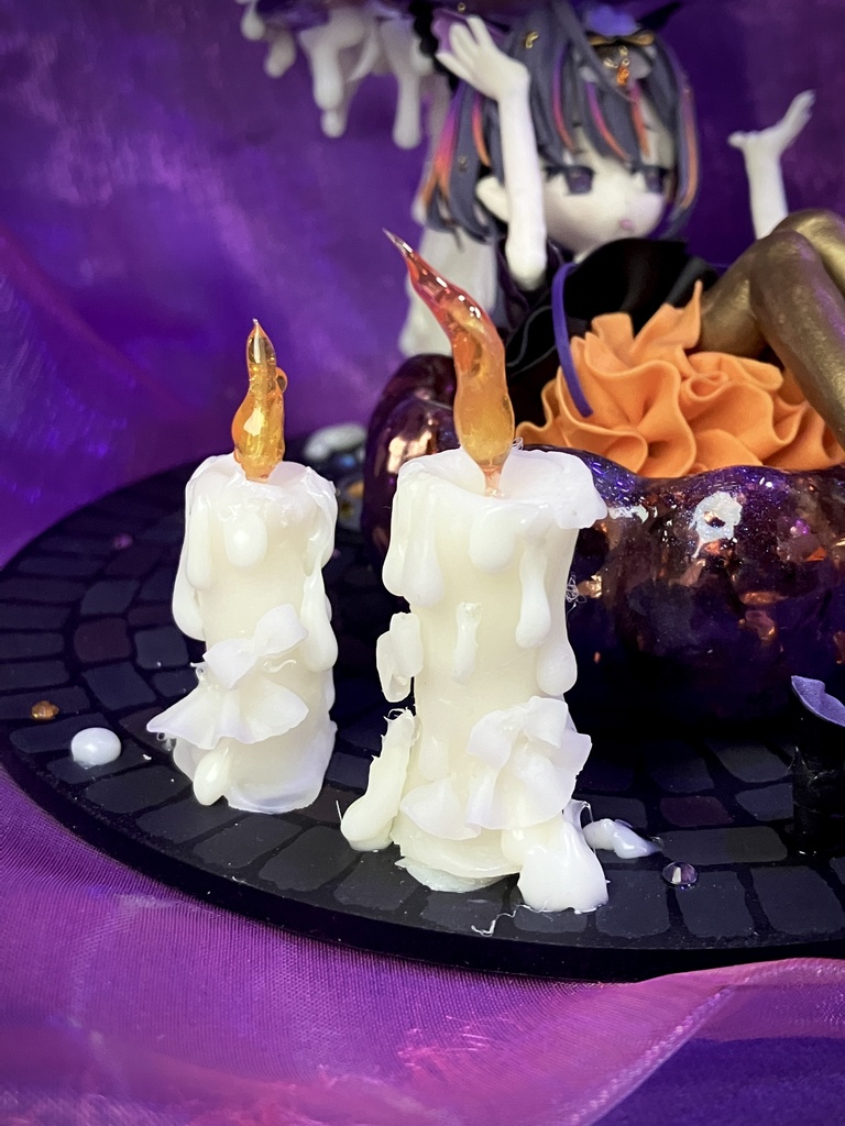 【オリジナル】粘土フィギュア🎃🌙🔮【ヴィネット風】