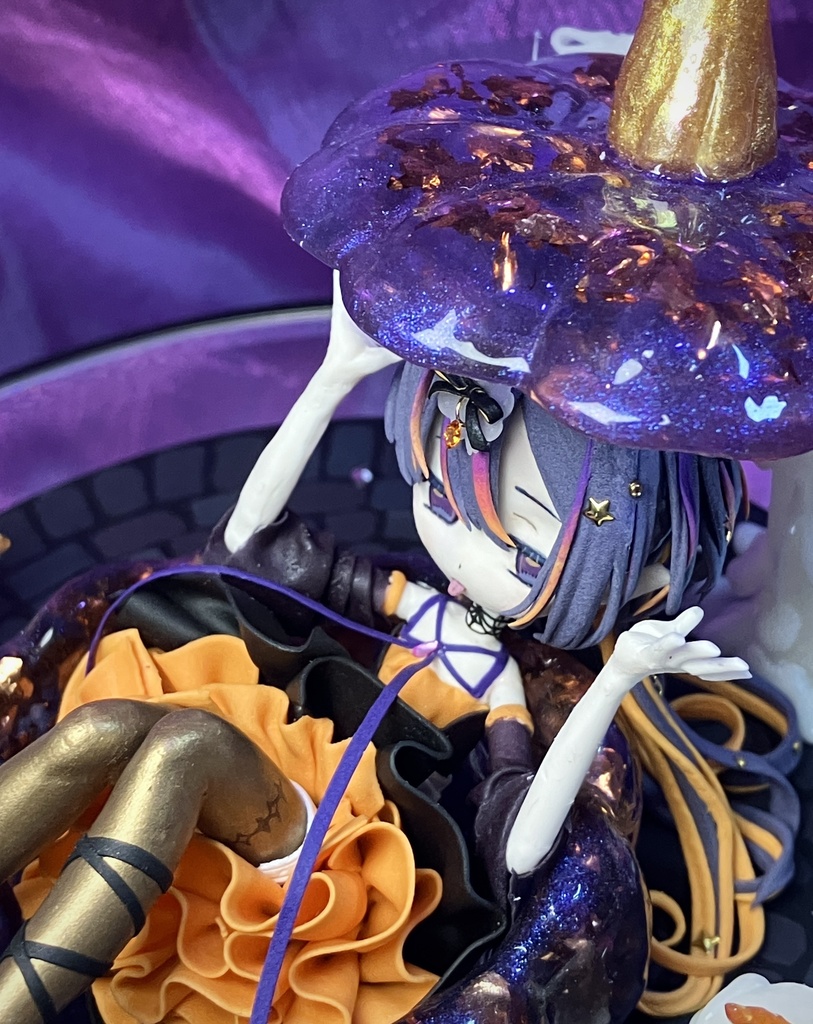 【オリジナル】粘土フィギュア🎃🌙🔮【ヴィネット風】