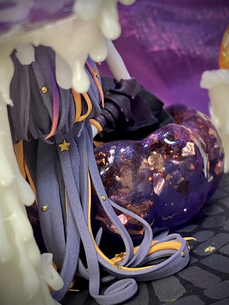 【オリジナル】粘土フィギュア🎃🌙🔮【ヴィネット風】