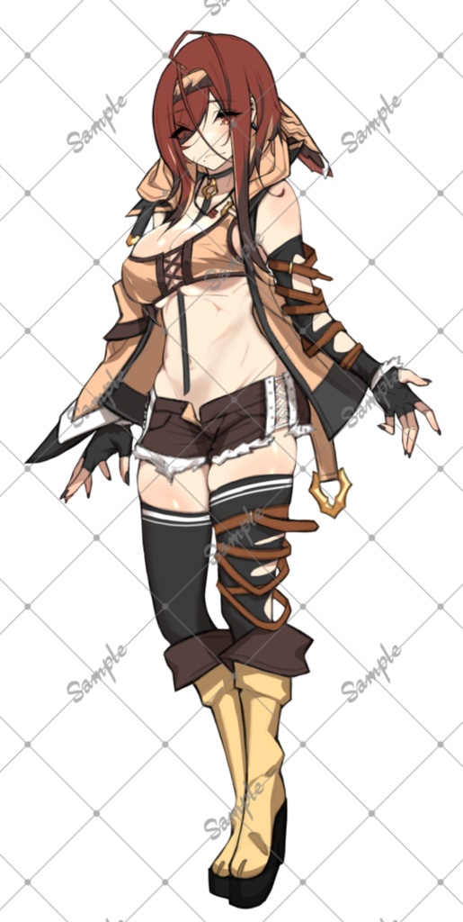 ファンタジー立ち絵素材#02【生成AI不使用】