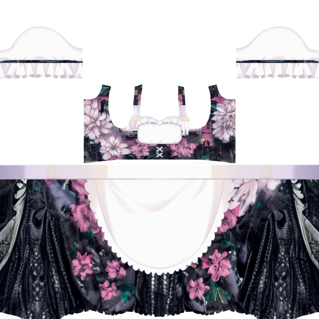 ディアンドル_フラワー（VRoid）