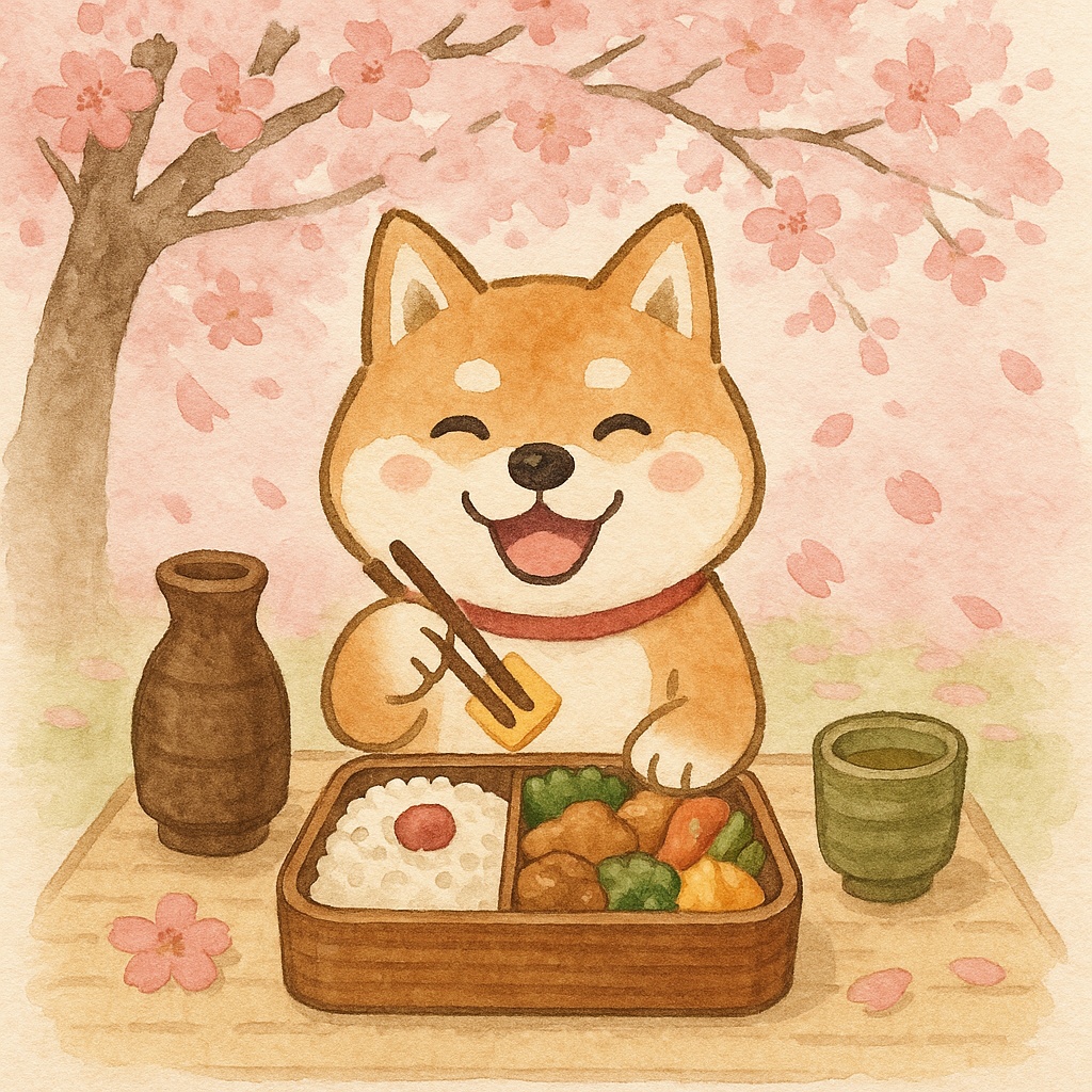 🐾【和食四季+行事ごはん】柴犬たちのほっこり和食イラスト集🐾