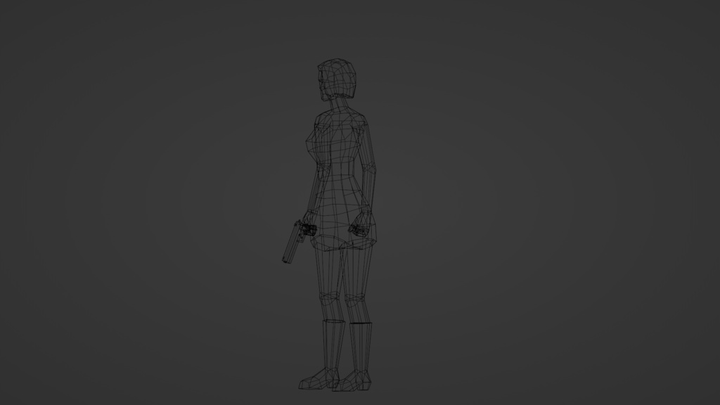 レトロスタイル – アクションヒロイン (Retro Style - Action Heroine)