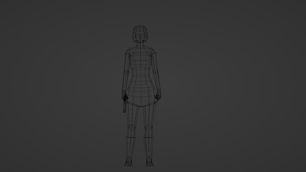 レトロスタイル – アクションヒロイン (Retro Style - Action Heroine)