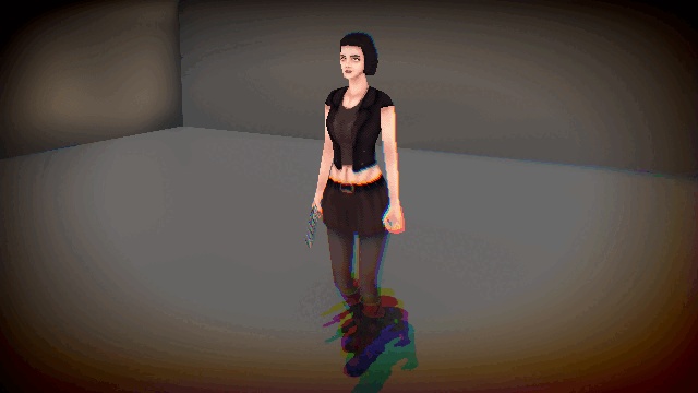 レトロスタイル – アクションヒロイン (Retro Style - Action Heroine)