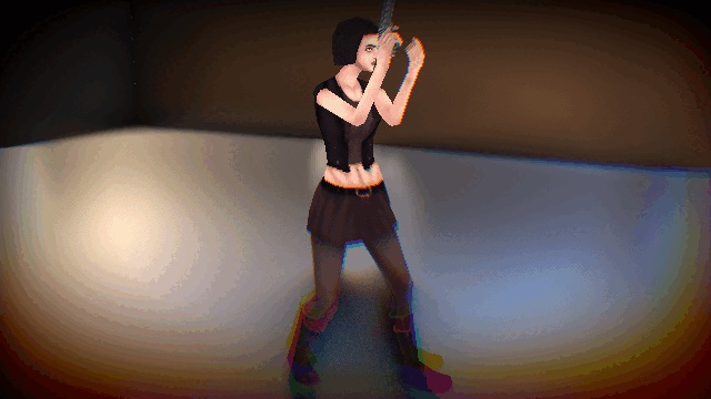 レトロスタイル – アクションヒロイン (Retro Style - Action Heroine)