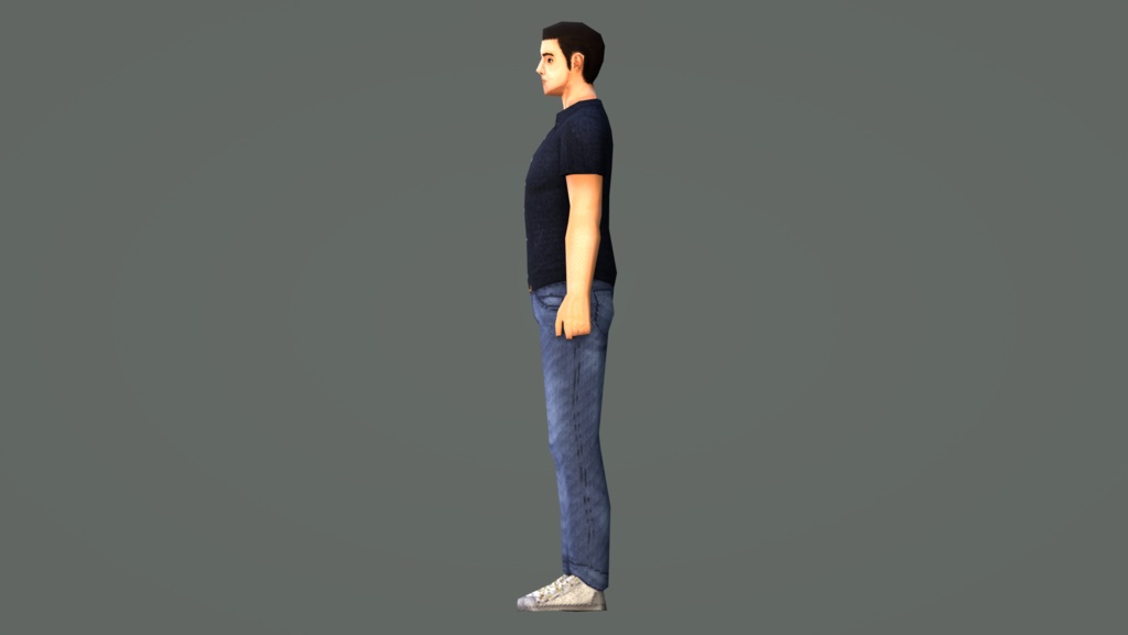 レトロスタイル – 男性キャラクター01 (Retro Style - Male character -01)