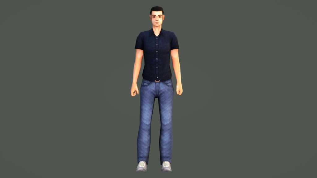 レトロスタイル – 男性キャラクター01 (Retro Style - Male character -01)