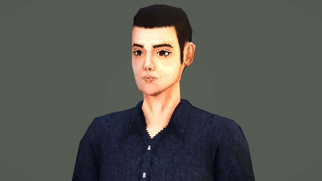 レトロスタイル – 男性キャラクター01 (Retro Style - Male character -01)