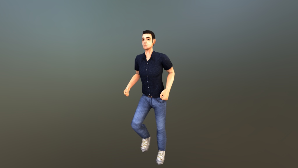 レトロスタイル – 男性キャラクター01 (Retro Style - Male character -01)