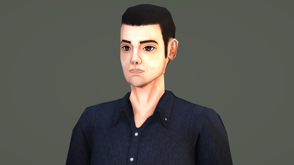 レトロスタイル – 男性キャラクター01 (Retro Style - Male character -01)