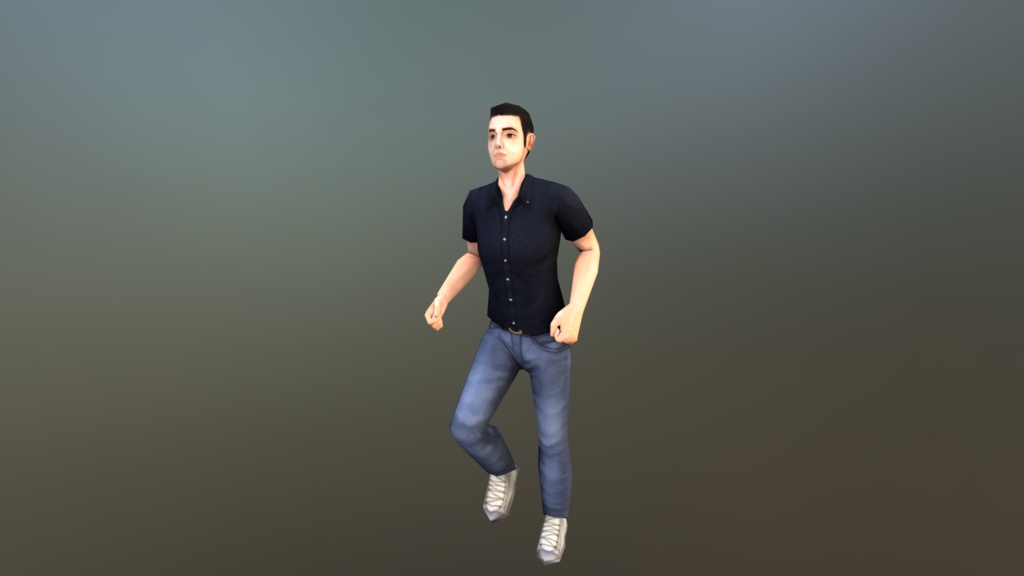 レトロスタイル – 男性キャラクター01 (Retro Style - Male character -01)