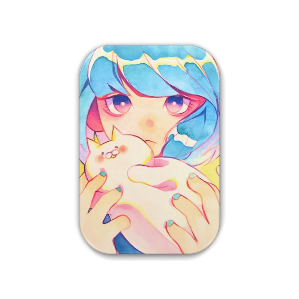オリジナル缶バッジ「fluffy」