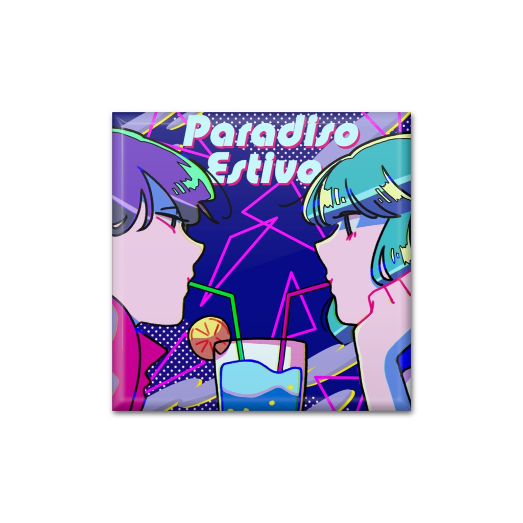 オリジナル缶バッジ「Paradiso Estivo」