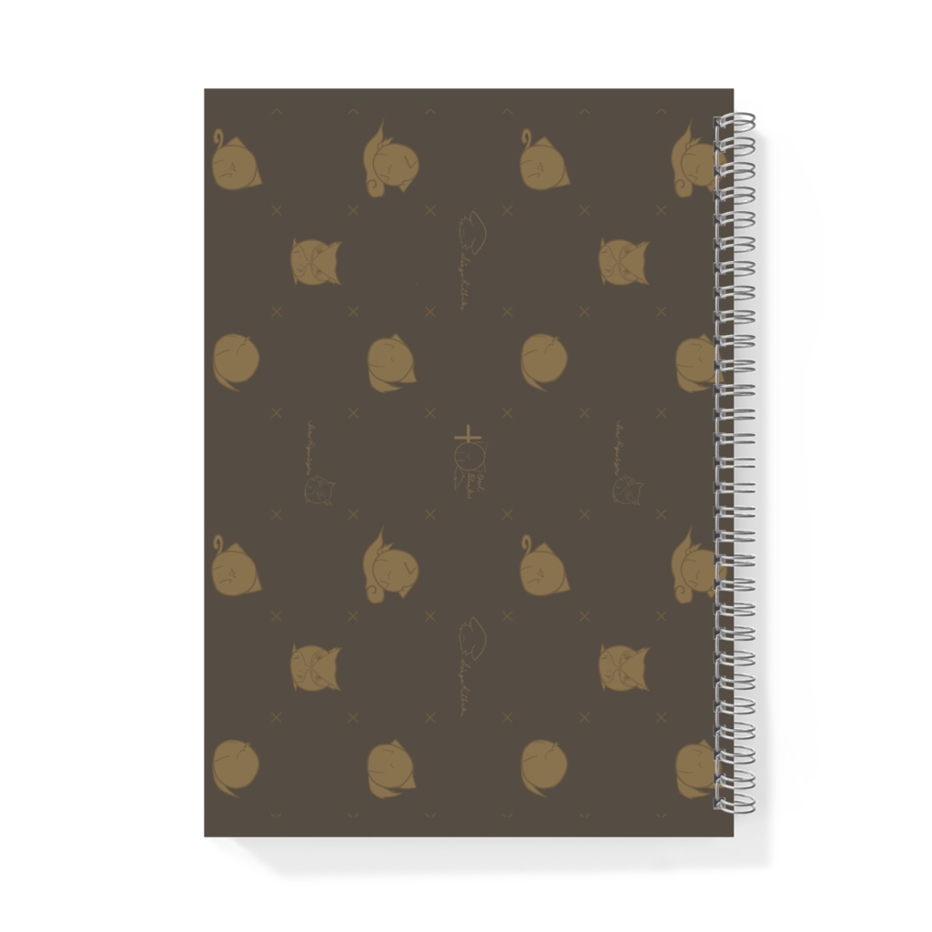 リングノート|両面デザイン2種(キバクマShop、3周年記念)|サイズ:B5