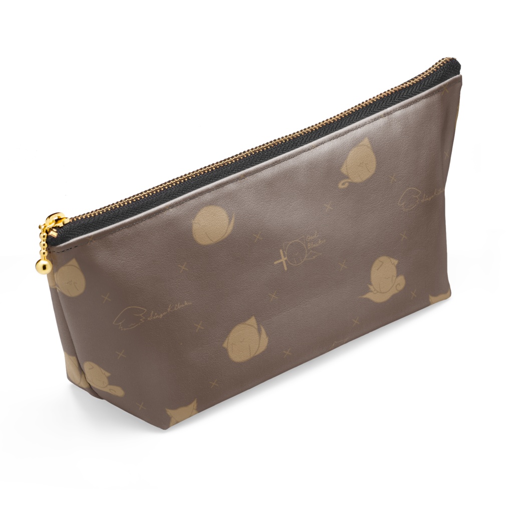 Owl Blanket ポーチ|デザイン2種(ブラウン・ホワイト)|サイズ:長さ21.5cm/高さ10cm