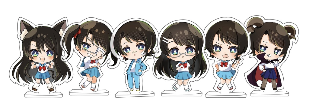【受注生産〆5月26日(月)】しゅばーるでいずアクスタコンプリートセット