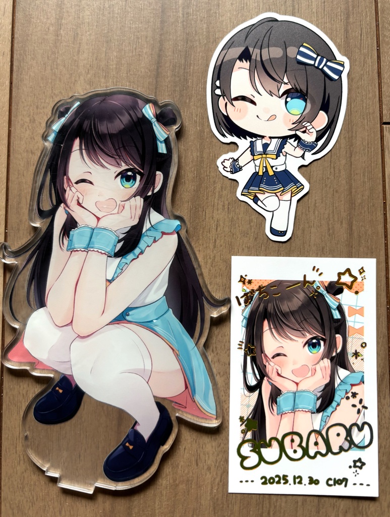 【c107】大空スバルちゃんアクスタ4点セット