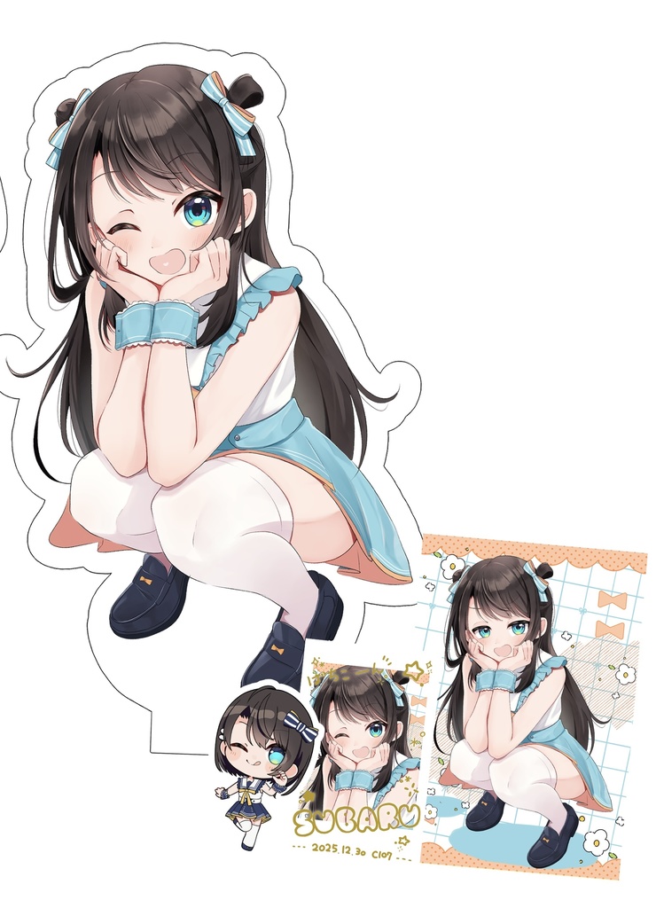 【c107】大空スバルちゃんアクスタ4点セット