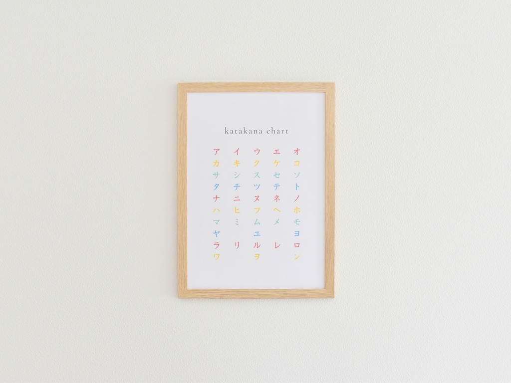 知育ポスター 基礎学習セット A4 PDF(文字・数字・色・形)