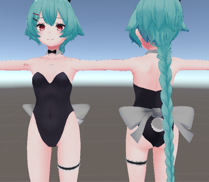 【薄荷用】バニースーツ/競泳水着/体操着 - Bunny Suit, Gym Unitform, Competition Swimsuit - Hakka