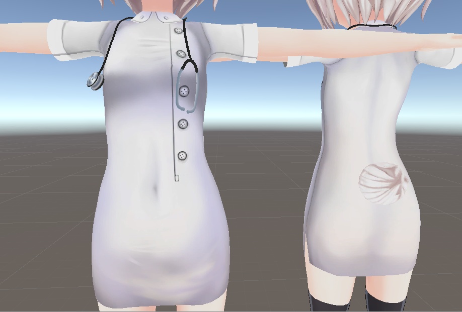 【京狐&フィリナ用】ナース/Nurse Outfit - Kyoko& Firina