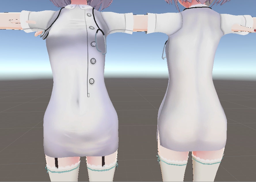 【京狐&フィリナ用】ナース/Nurse Outfit - Kyoko& Firina