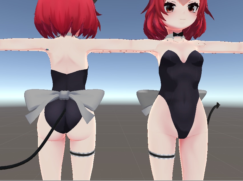 【デビル用】ナース/バニースーツ/競泳水着/体操着 - Nurse, Bunny Suit, Gym Unitform, Competition Swimsuit - Devil