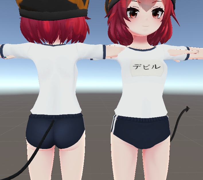 【デビル用】ナース/バニースーツ/競泳水着/体操着 - Nurse, Bunny Suit, Gym Unitform, Competition Swimsuit - Devil