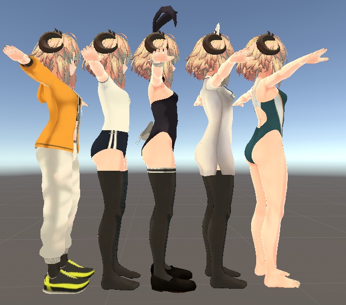 【メリノ用】ナース/バニースーツ/競泳水着/体操着/ストリートジャージ - Nurse, Street Jesey, Bunny Suit, Gym Unitform, Competition Swimsuit - Merino