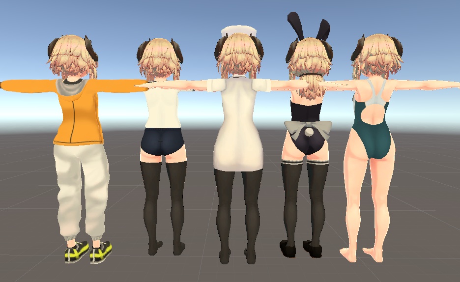 【メリノ用】ナース/バニースーツ/競泳水着/体操着/ストリートジャージ - Nurse, Street Jesey, Bunny Suit, Gym Unitform, Competition Swimsuit - Merino