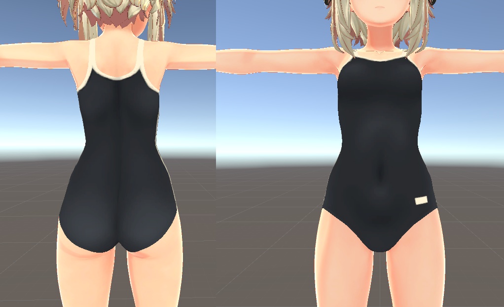 【メリノ&ミーシェ用】スクール水着 - School Swimwear - Merino/Mishe