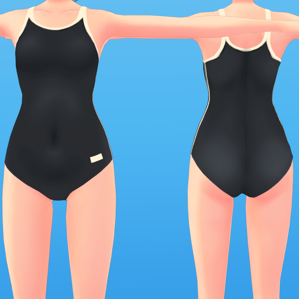 【薄荷用】スクール水着 - School Swimwear - Hakka